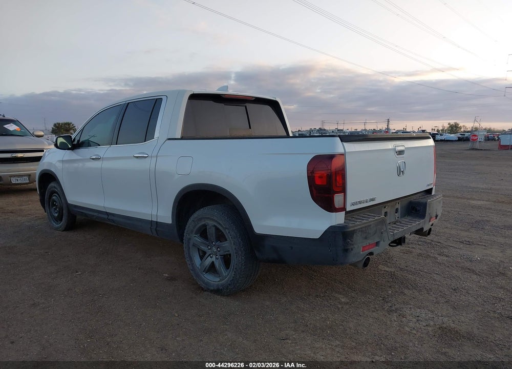 2022 HONDA RIDGELINE RTL-E VIN: 5FPYK3F74NB023851