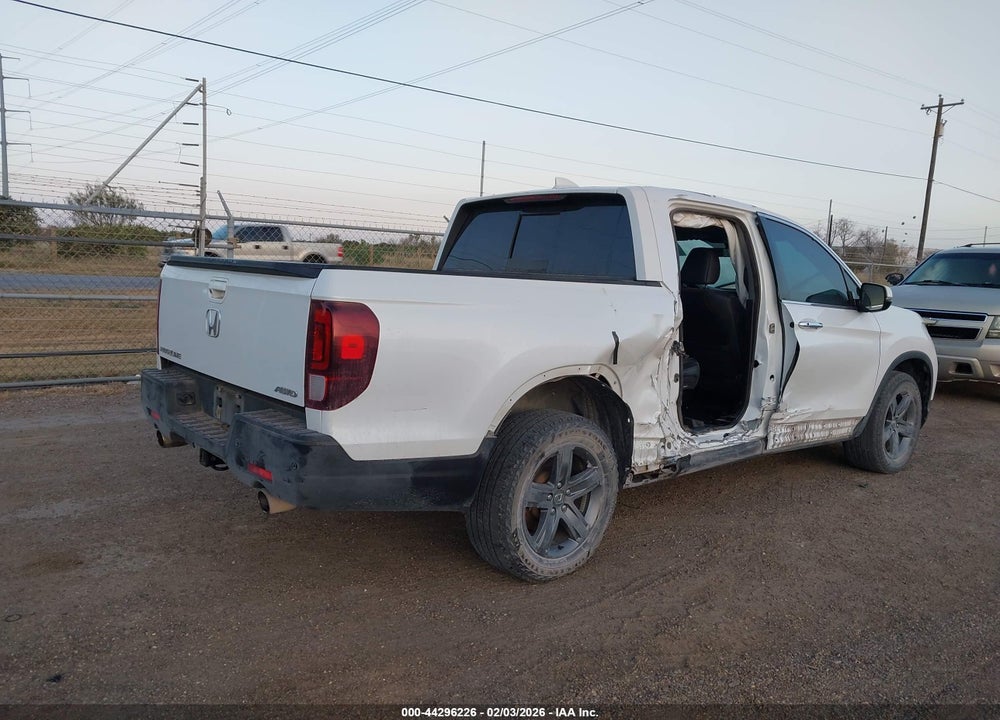 2022 HONDA RIDGELINE RTL-E VIN: 5FPYK3F74NB023851