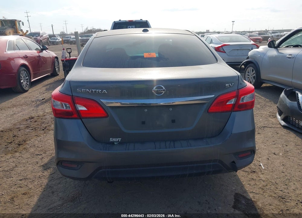 2018 NISSAN SENTRA SV VIN: 3N1AB7AP6JL657783
