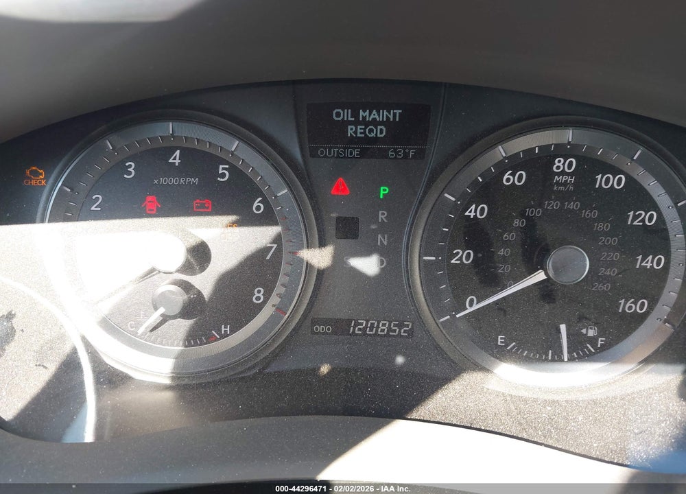 2007 LEXUS ES 350 VIN: JTHBJ46G972113086