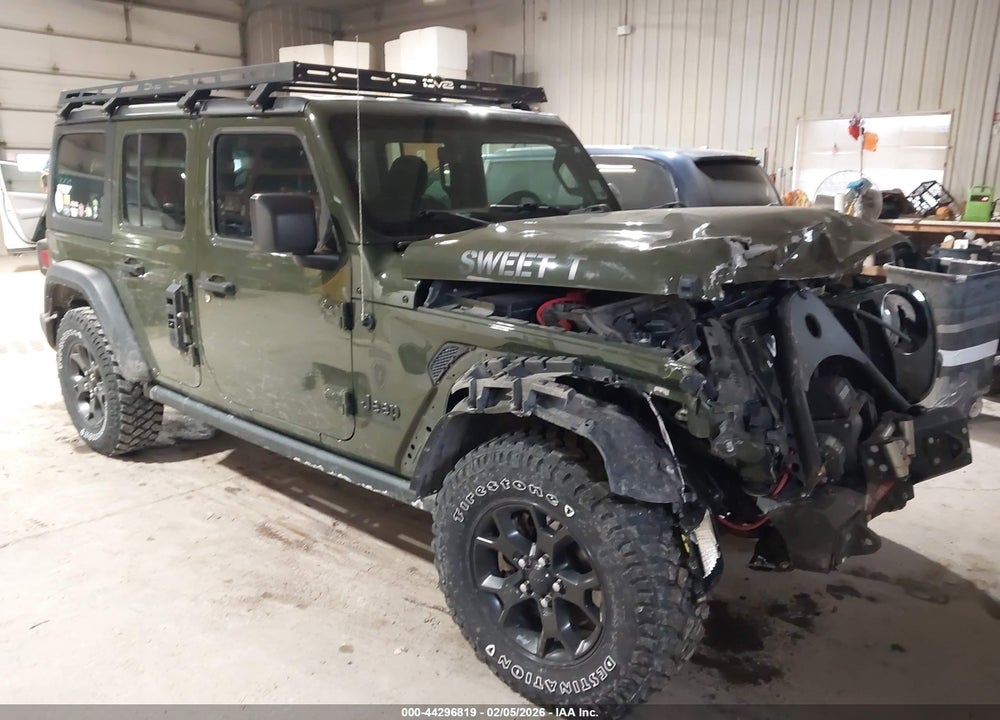 2021 JEEP WRANGLER UNLIMITED WILLYS SPORT 4X4 VIN: 1C4HJXDNXMW669815
