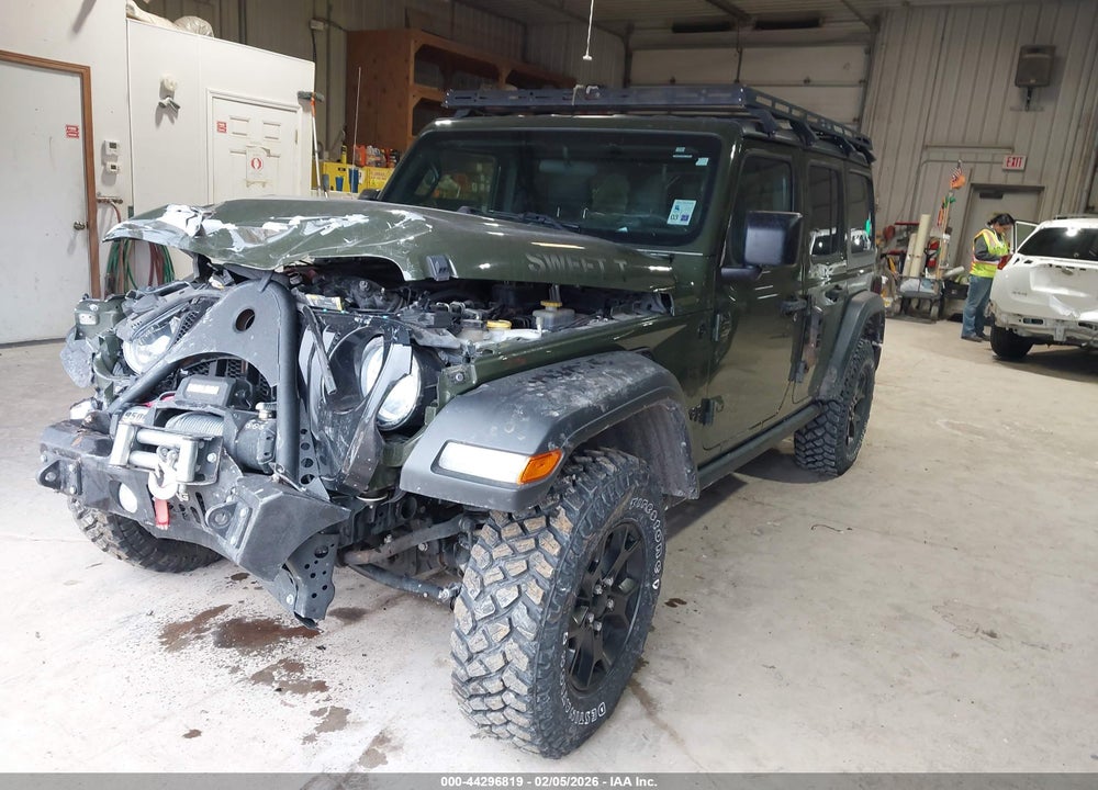 2021 JEEP WRANGLER UNLIMITED WILLYS SPORT 4X4 VIN: 1C4HJXDNXMW669815