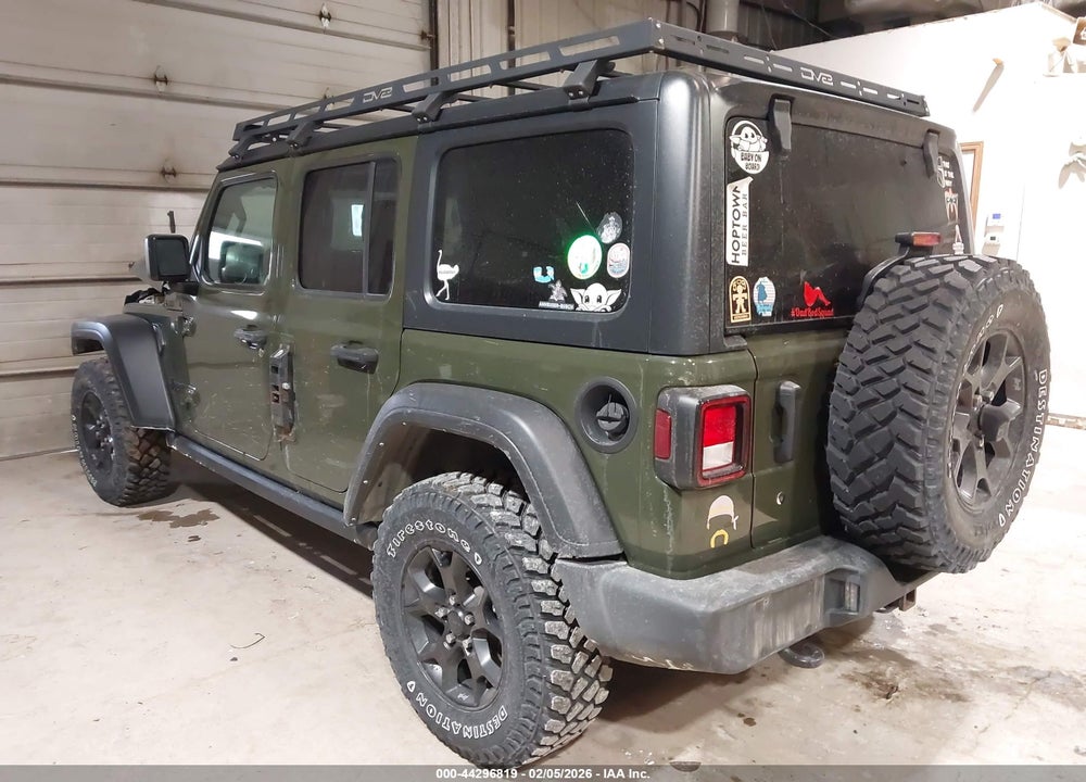 2021 JEEP WRANGLER UNLIMITED WILLYS SPORT 4X4 VIN: 1C4HJXDNXMW669815