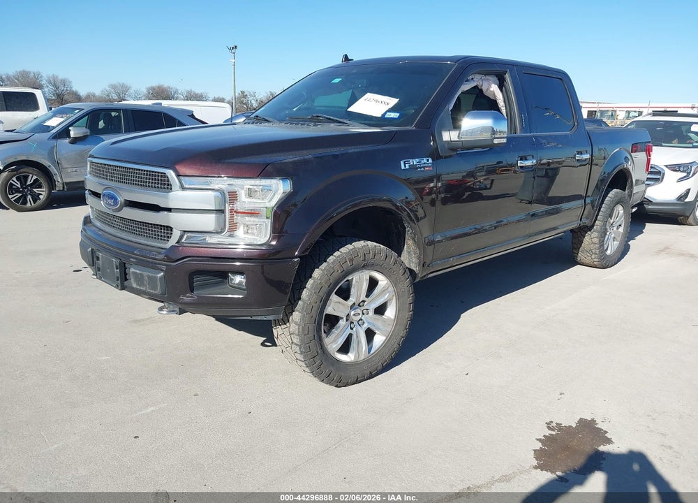 2018 FORD F-150 PLATINUM VIN: 1FTEW1E55JFB69606