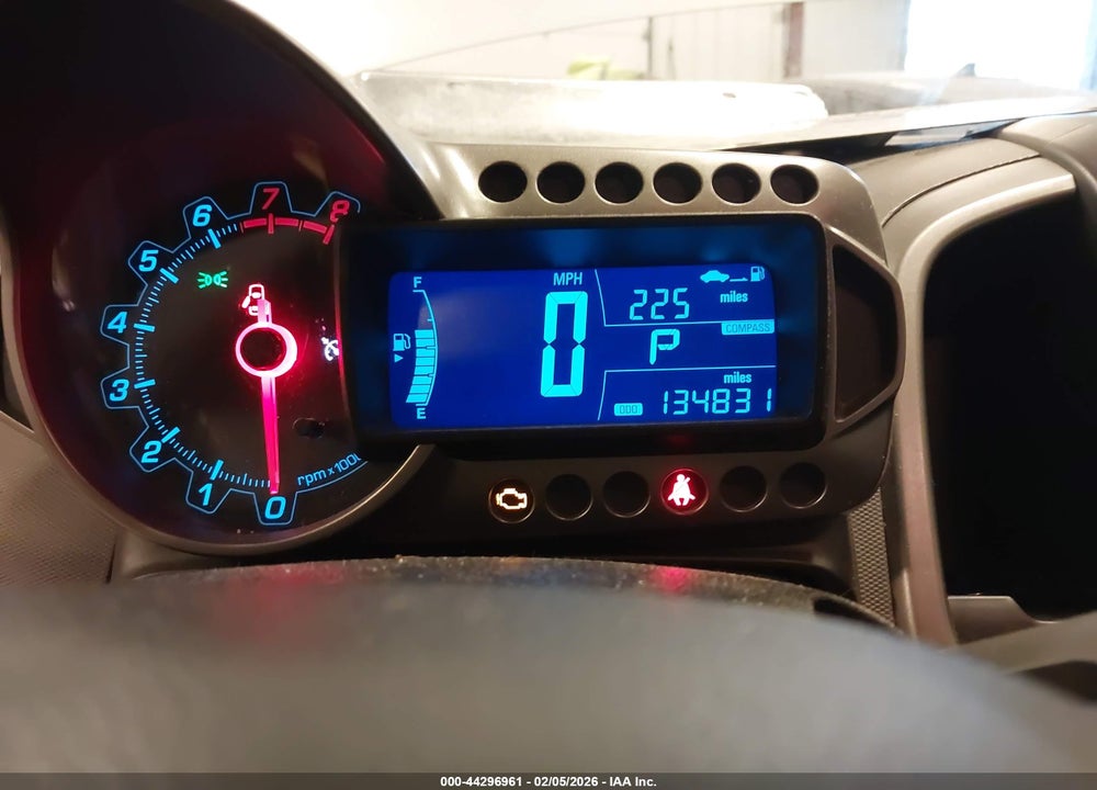 2012 CHEVROLET SONIC 2LT VIN: 1G1JC5SHXC4106781