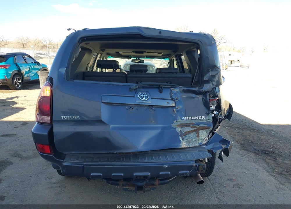 2005 TOYOTA 4RUNNER LIMITED V8 VIN: JTEBT17R250056387