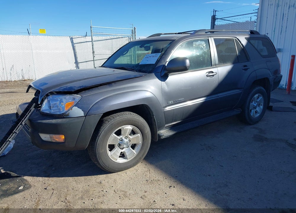 2005 TOYOTA 4RUNNER LIMITED V8 VIN: JTEBT17R250056387