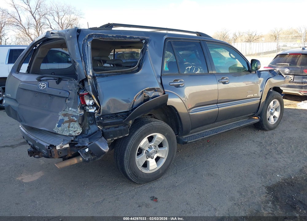 2005 TOYOTA 4RUNNER LIMITED V8 VIN: JTEBT17R250056387