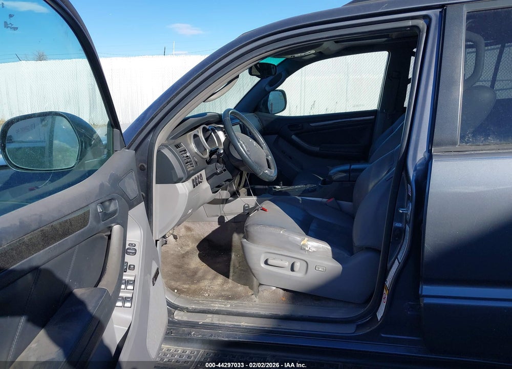 2005 TOYOTA 4RUNNER LIMITED V8 VIN: JTEBT17R250056387