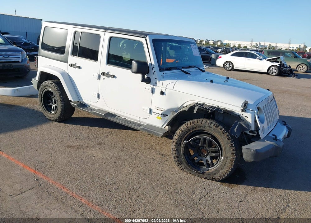 2018 JEEP WRANGLER JK UNLIMITED SAHARA 4X4 VIN: 1C4BJWEGXJL935458