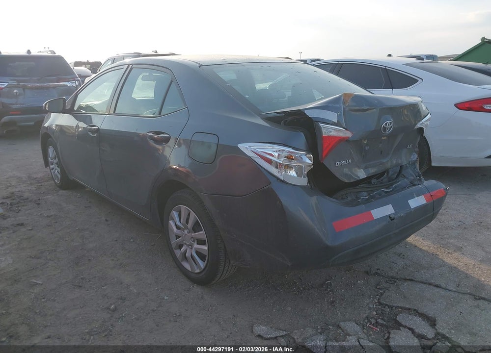 2015 TOYOTA COROLLA LE VIN: 5YFBURHE0FP247874
