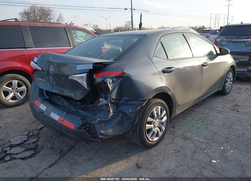 2015 TOYOTA COROLLA LE VIN: 5YFBURHE0FP247874
