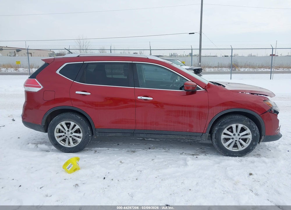 2016 NISSAN ROGUE SV VIN: KNMAT2MV4GP639352