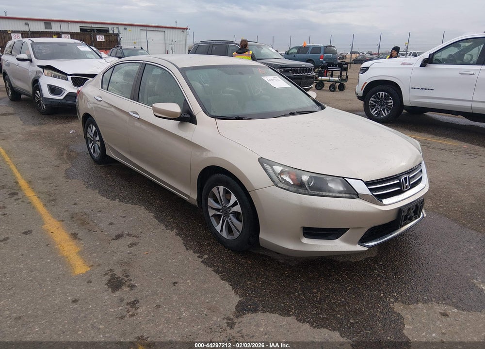 2013 HONDA ACCORD LX VIN: 1HGCR2F37DA057555