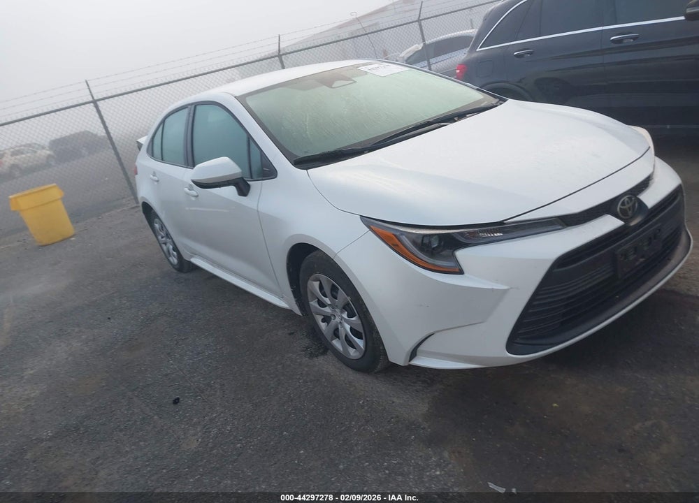 2025 TOYOTA COROLLA LE VIN: 5YFB4MDE5SP307604