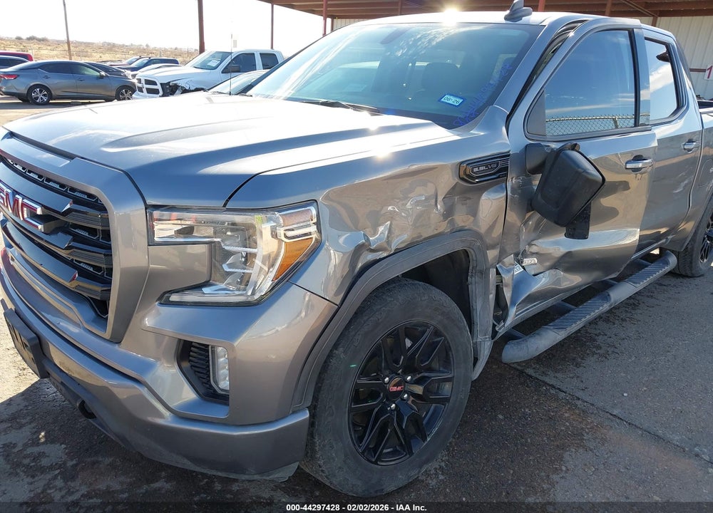 2021 GMC SIERRA 1500 4WD  SHORT BOX ELEVATION VIN: 3GTU9CEDXMG456271
