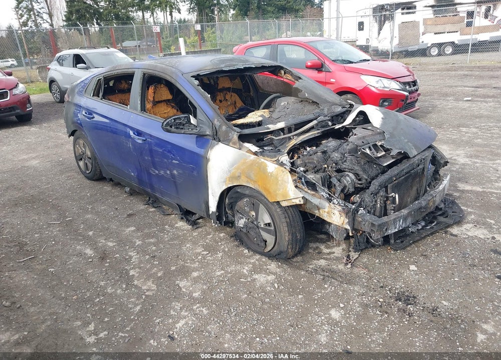 2019 HYUNDAI IONIQ HYBRID BLUE VIN: KMHC65LC1KU145196