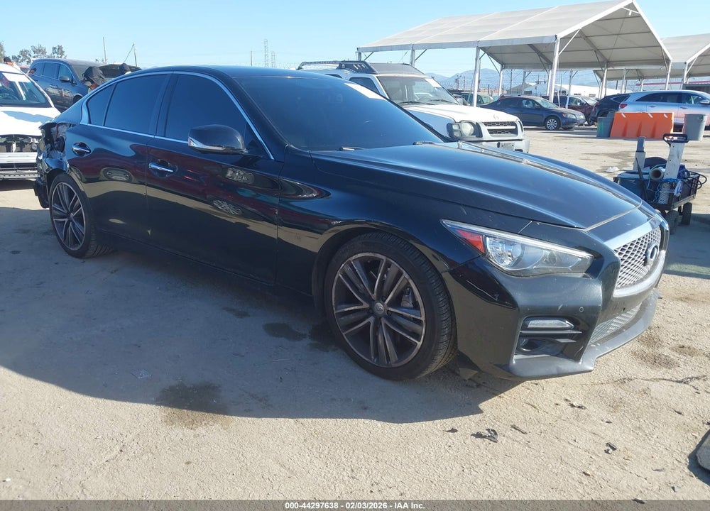 2015 INFINITI Q50 HYBRID SPORT VIN: JN1AV7AP0FM790852