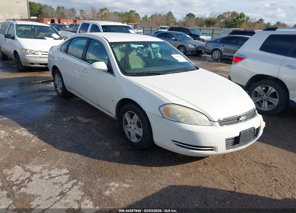 2008 CHEVROLET IMPALA LS VIN: 2G1WB58K981376311