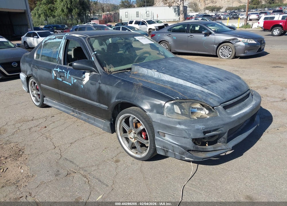 2000 HONDA CIVIC LX VIN: JHMEJ6674YS005842