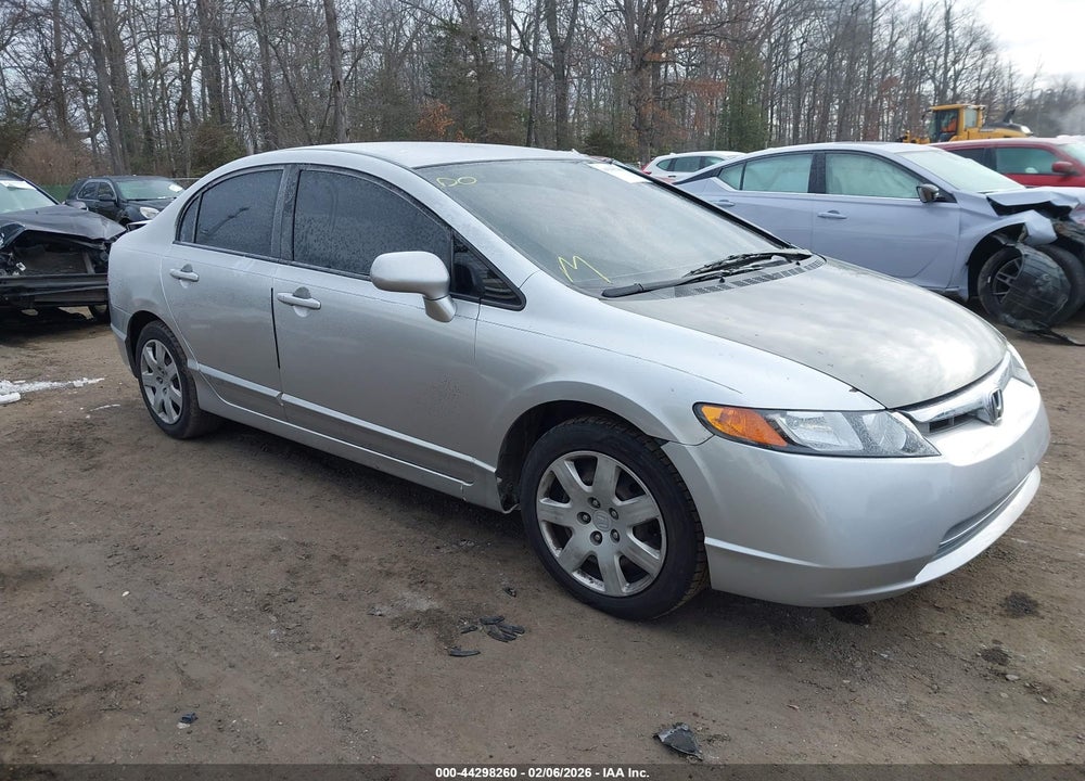 2008 HONDA CIVIC LX VIN: 1HGFA16598L031307