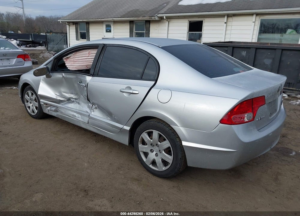 2008 HONDA CIVIC LX VIN: 1HGFA16598L031307