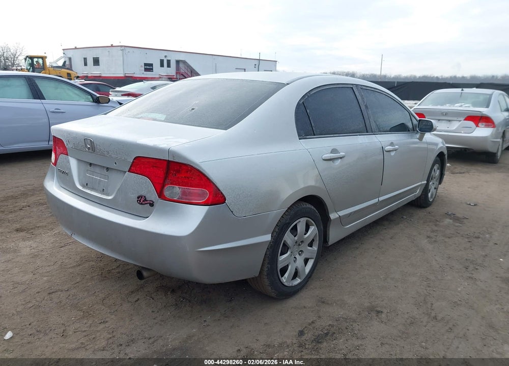 2008 HONDA CIVIC LX VIN: 1HGFA16598L031307