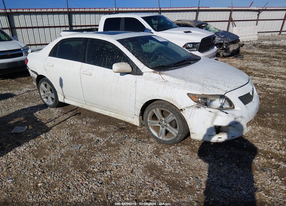 2009 TOYOTA COROLLA XRS VIN: 1NXBE40E89Z049641