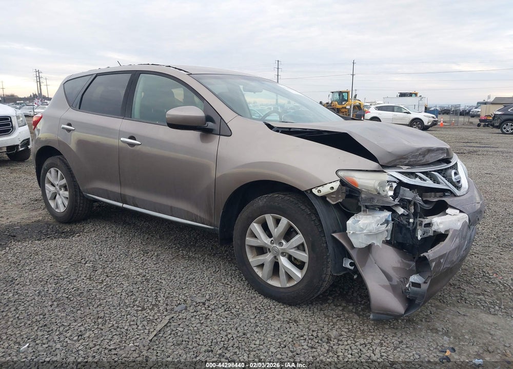 2011 NISSAN MURANO S VIN: JN8AZ1MW4BW163205