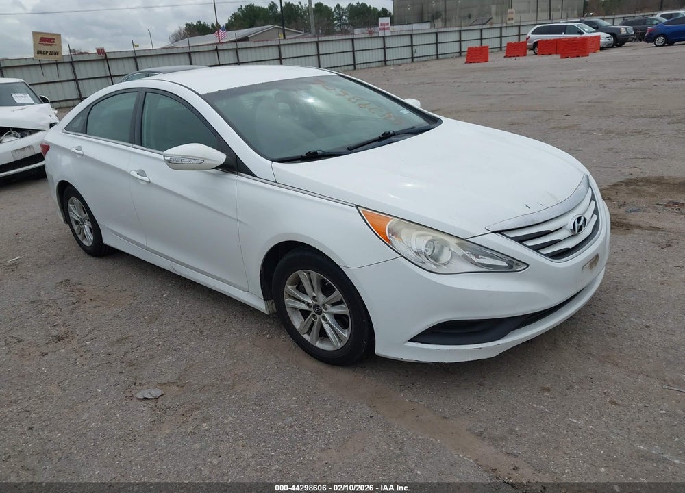 2014 HYUNDAI SONATA GLS VIN: 5NPEB4ACXEH916629