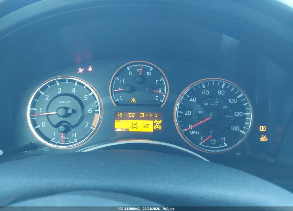 2011 NISSAN ARMADA PLATINUM VIN: 5N1AA0NE1BN603983