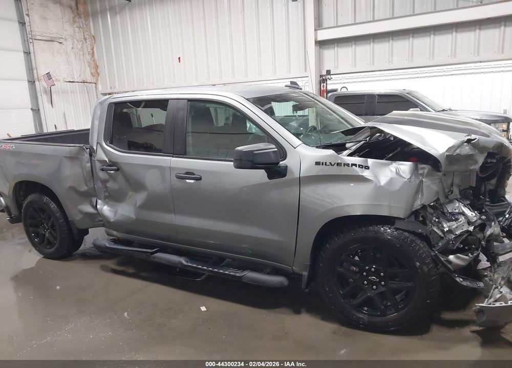 2025 CHEVROLET SILVERADO 1500 4WD  SHORT BED CUSTOM VIN: 1GCPKBEK9SZ288906