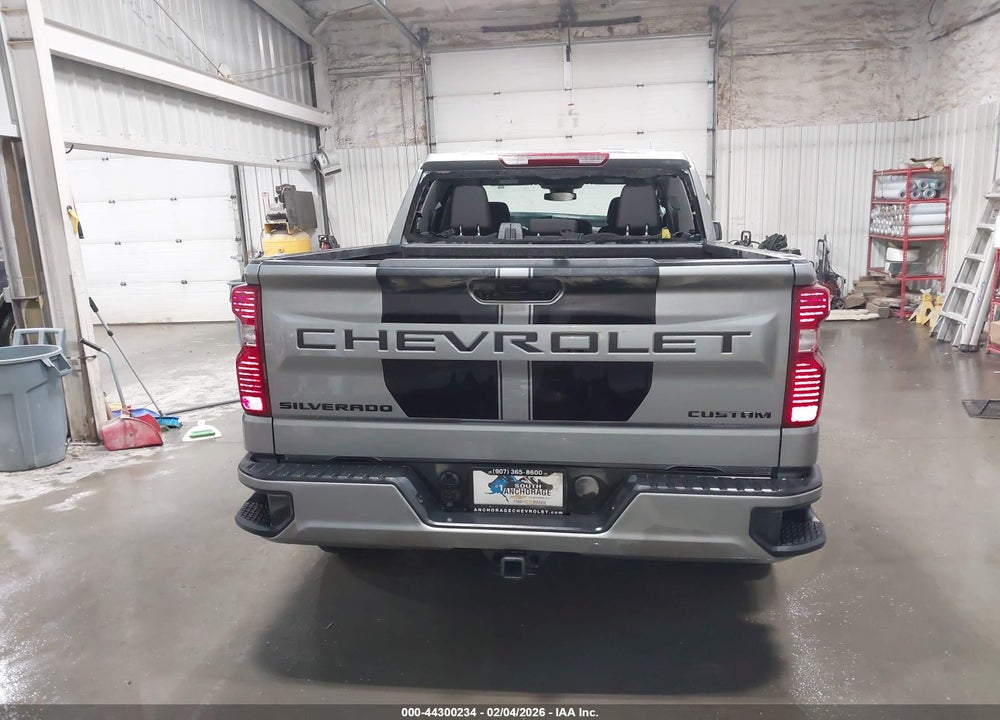 2025 CHEVROLET SILVERADO 1500 4WD  SHORT BED CUSTOM VIN: 1GCPKBEK9SZ288906