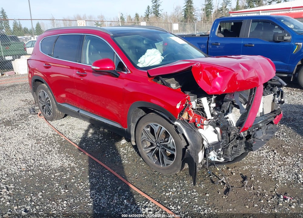 2020 HYUNDAI SANTA FE LIMITED 2.0T VIN: 5NMS5CAA6LH176607