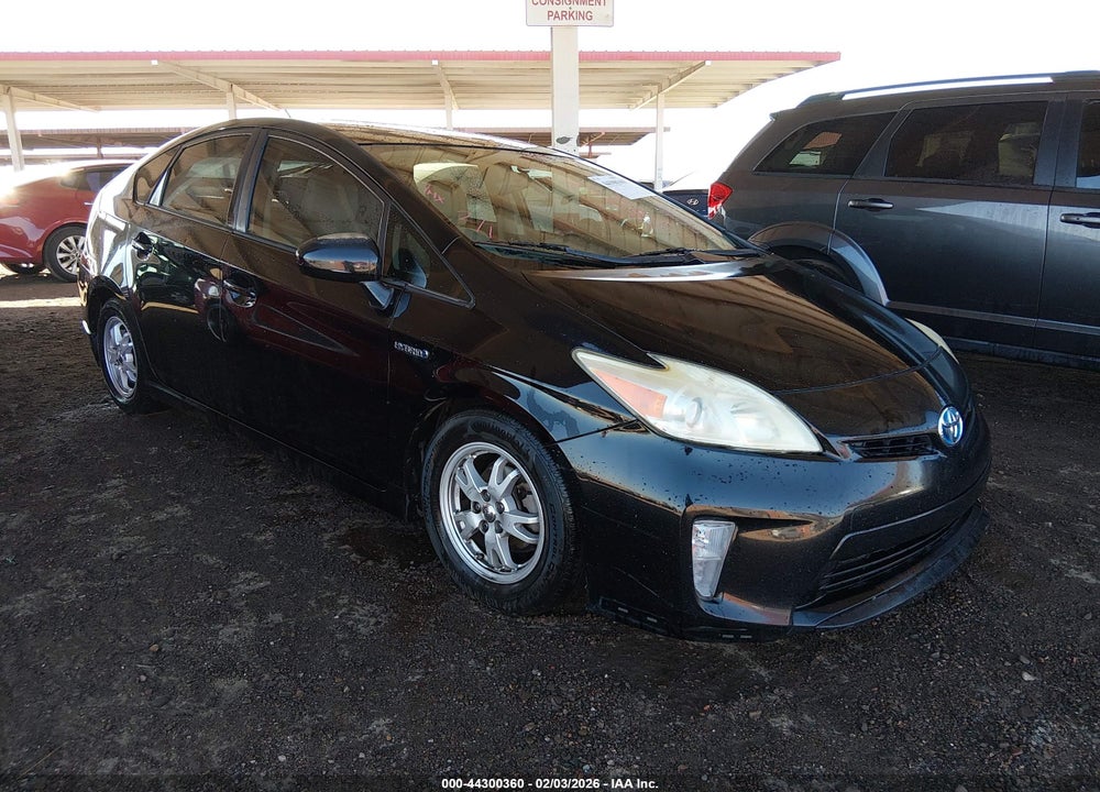 2012 TOYOTA PRIUS THREE VIN: JTDKN3DU9C1518342