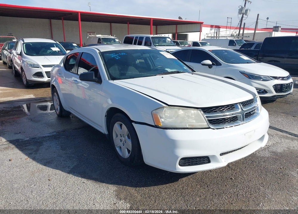 2013 DODGE AVENGER SE VIN: 1C3CDZAB9DN517204