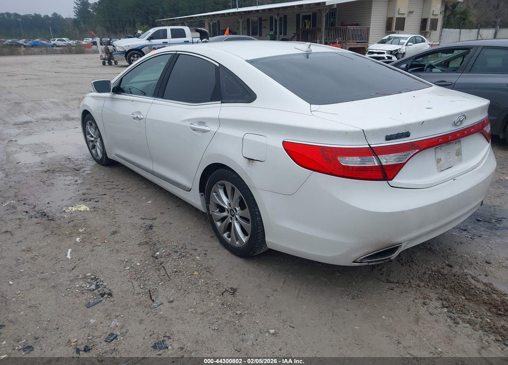 2012 HYUNDAI AZERA VIN: KMHFG4JG7CA134426