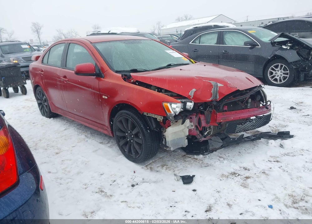 2008 MITSUBISHI LANCER GTS VIN: JA3AU86U68U008754