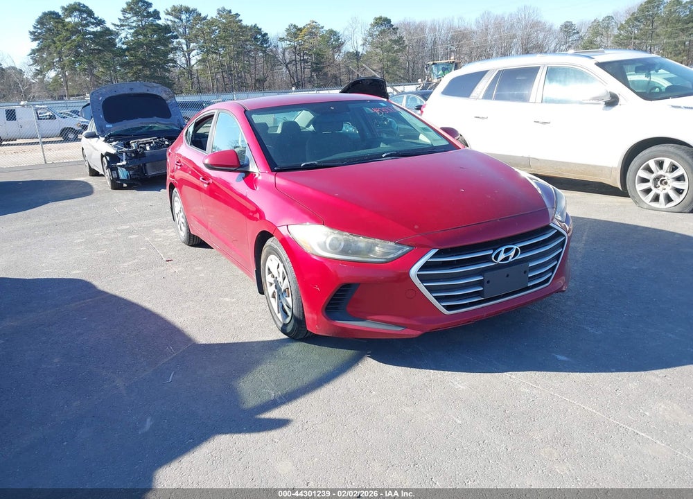 2017 HYUNDAI ELANTRA SE VIN: KMHD74LF2HU397635