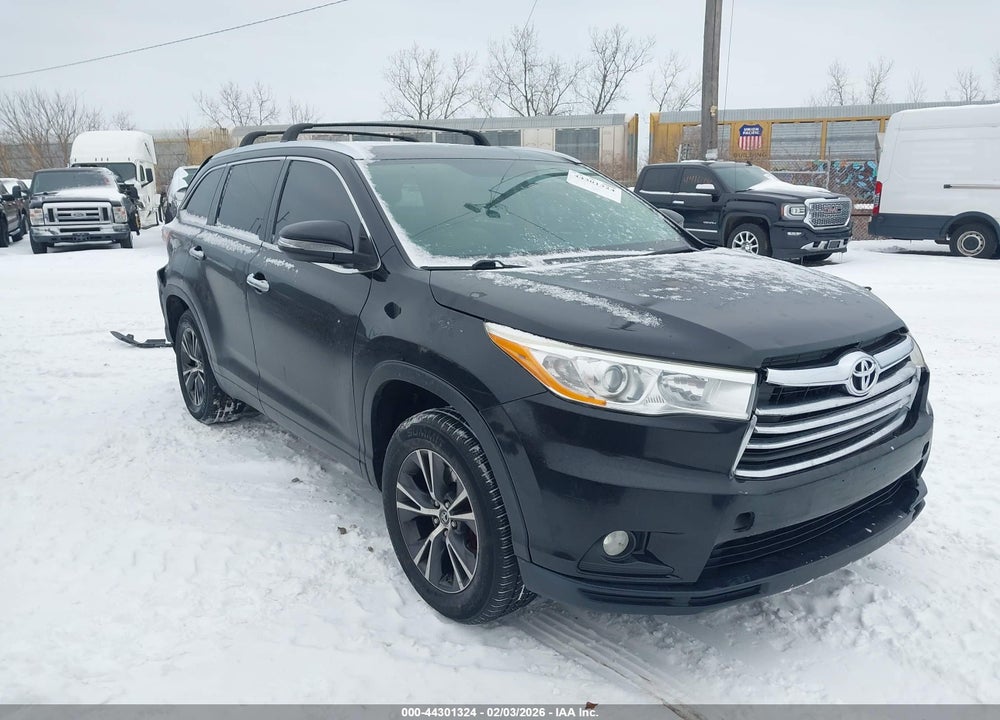 2016 TOYOTA HIGHLANDER XLE V6 VIN: 5TDKKRFH9GS145940