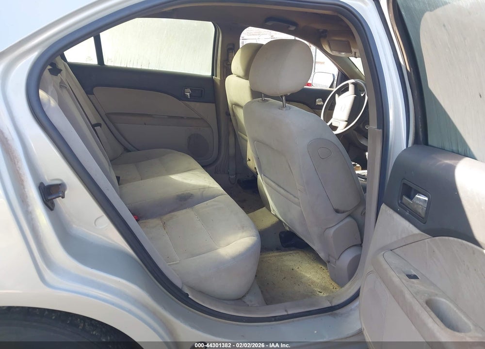 2008 FORD FUSION SE VIN: 3FAHP07Z98R121162