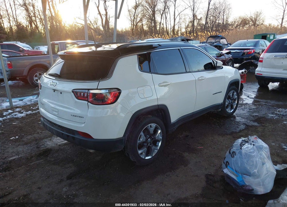 2019 JEEP COMPASS LIMITED 4X4 VIN: 3C4NJDCB6KT840152