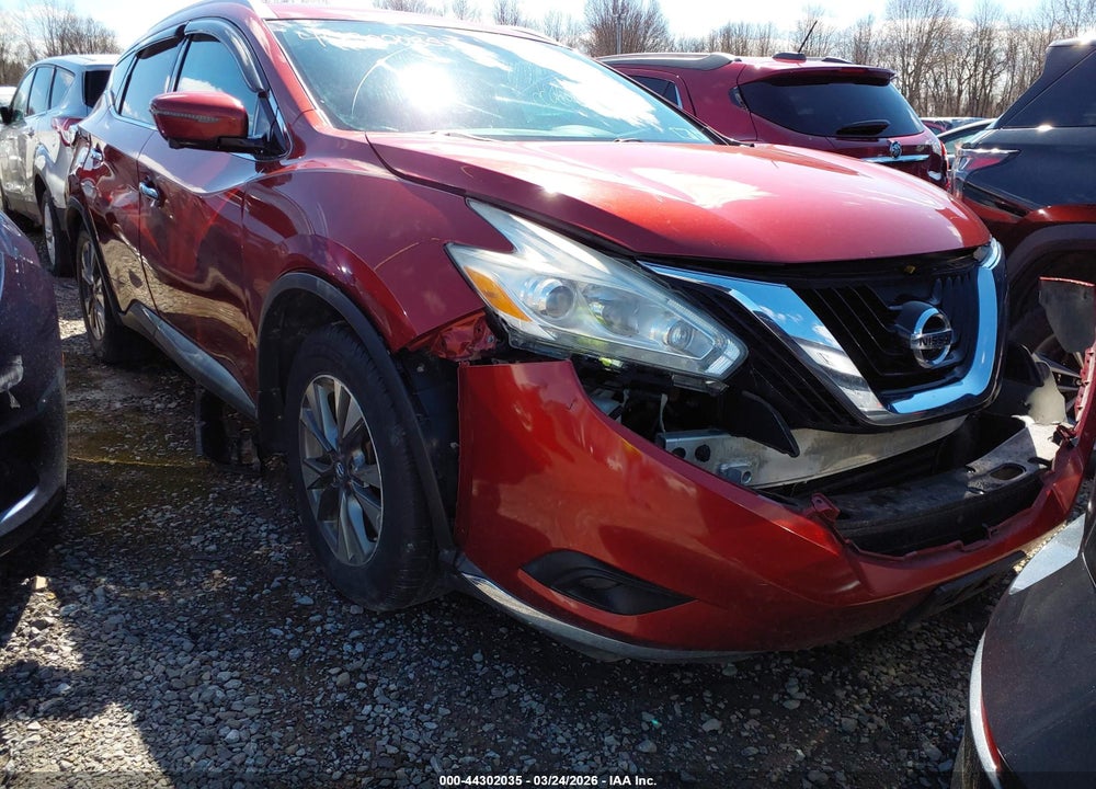 2016 NISSAN MURANO SL VIN: 5N1AZ2MH7GN159399
