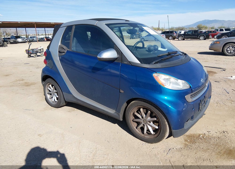 2008 SMART FORTWO PASSION VIN: WMEEK31X98K168489
