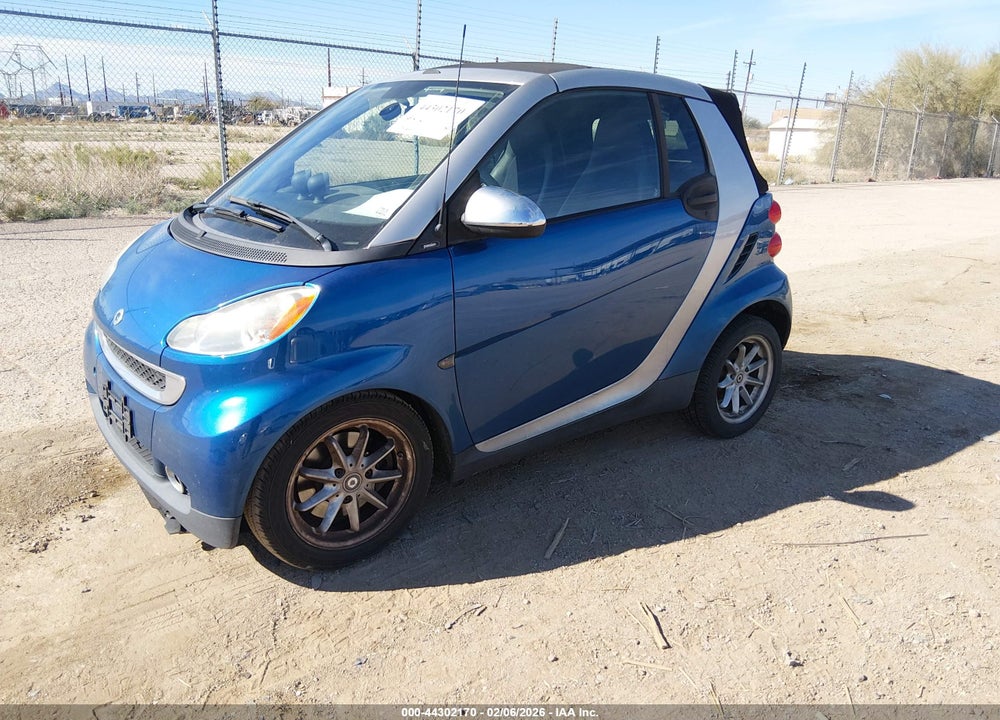 2008 SMART FORTWO PASSION VIN: WMEEK31X98K168489