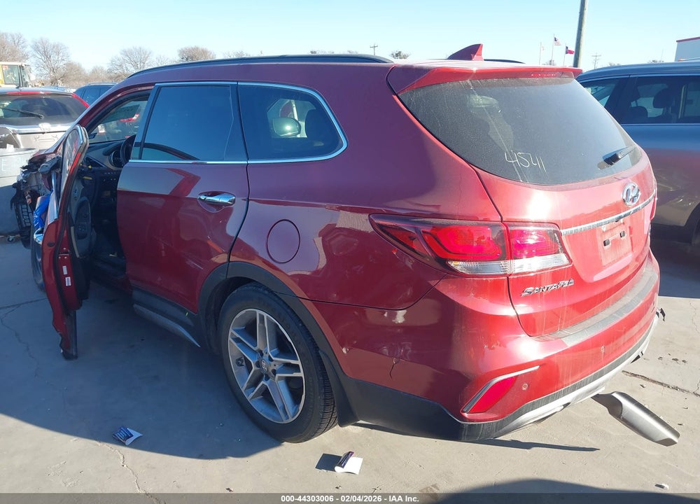 2017 HYUNDAI SANTA FE VIN: KM8SR4HF2HU204541