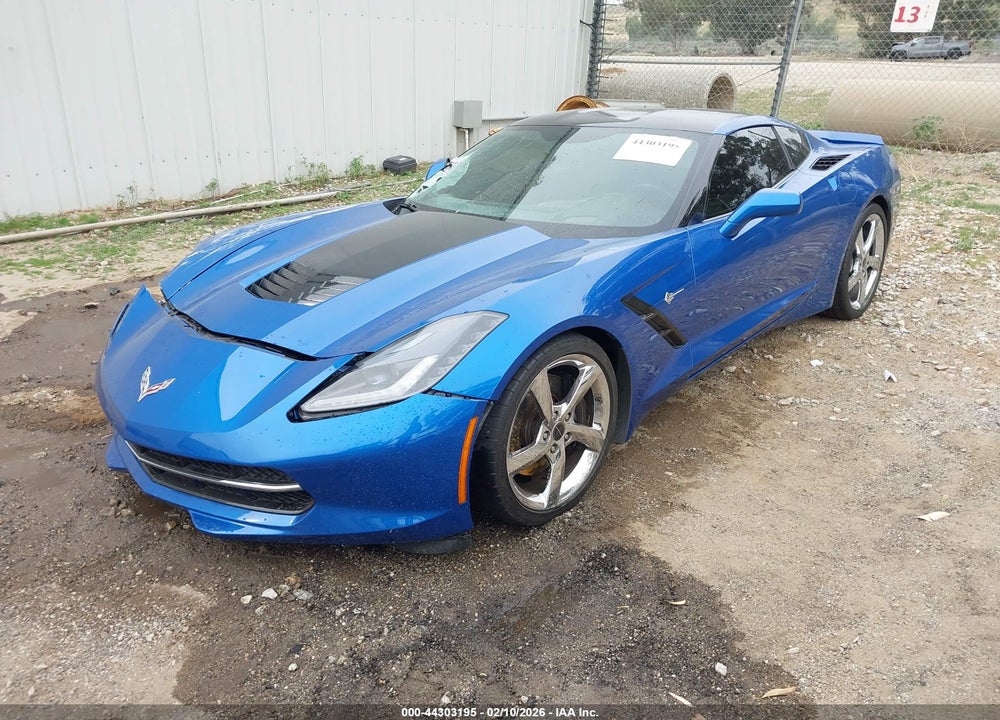 2014 CHEVROLET CORVETTE STINGRAY Z51 VIN: 1G1YL2D7XE5300032