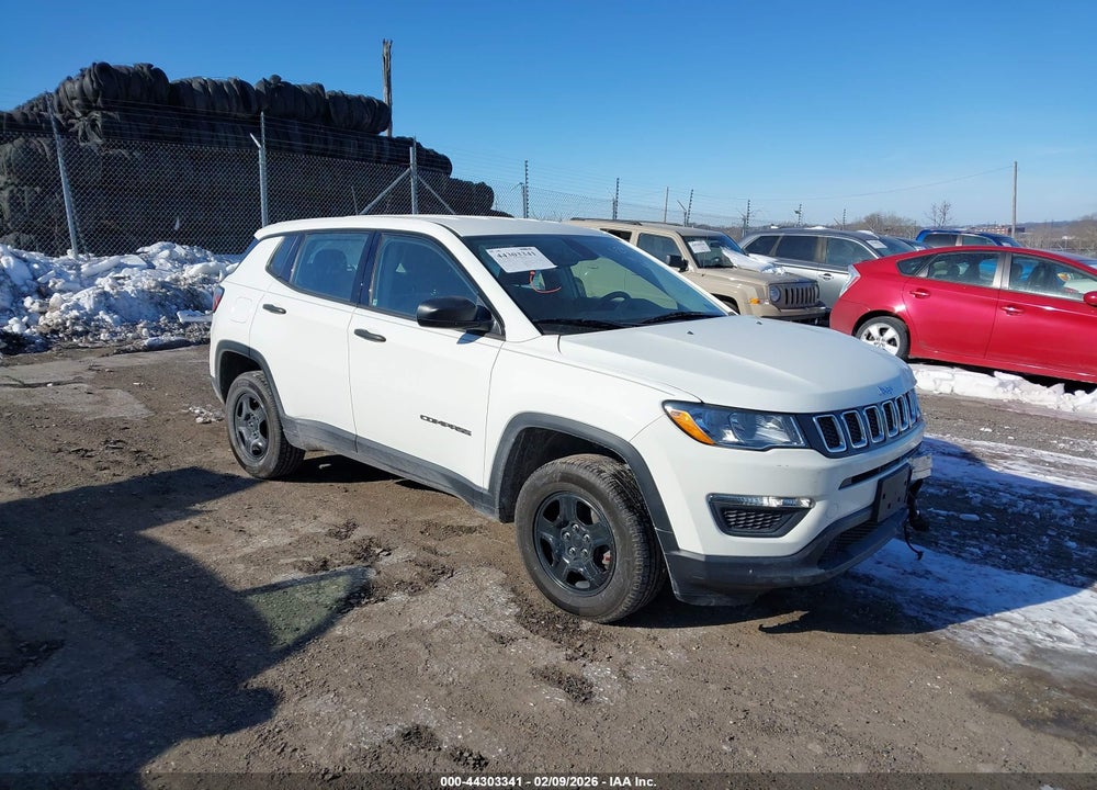 2019 JEEP COMPASS SPORT 4X4 VIN: 3C4NJDAB3KT854089