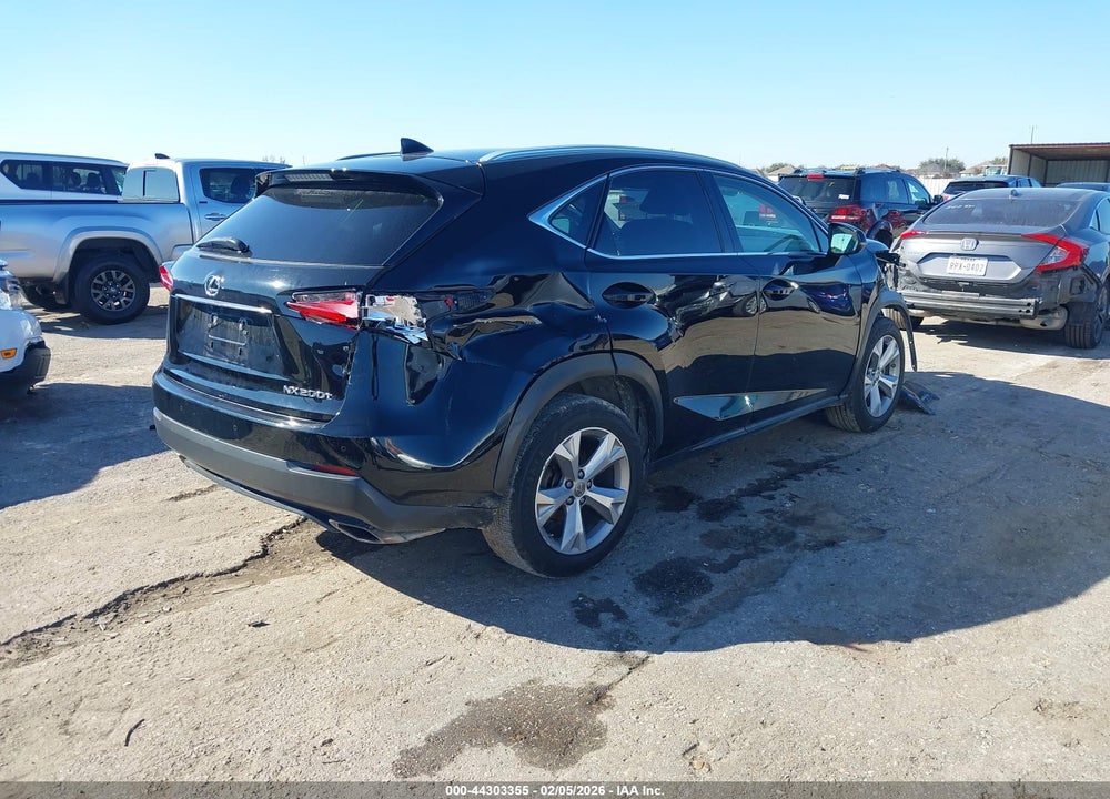 2017 LEXUS NX 200T VIN: JTJYARBZ3H2070234