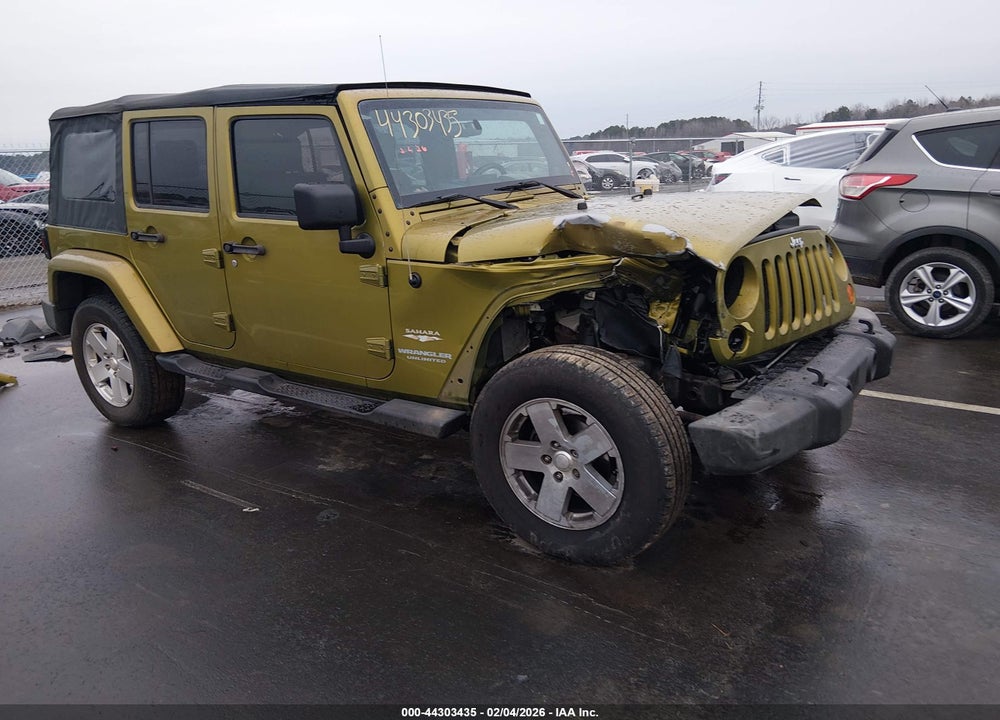2008 JEEP WRANGLER UNLIMITED SAHARA VIN: 1J4GA59188L564830